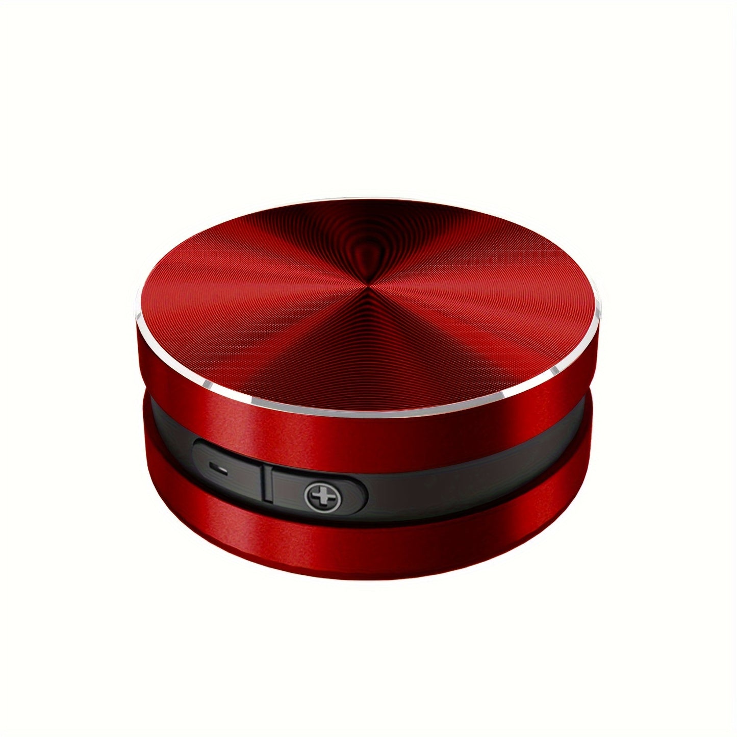 OKJEW 360° Surround Sound Wireless Speaker with Bass Boost, Button Control, Wireless Connectivity, Passive Amplification, Wall Mountable, Battery-Powered.