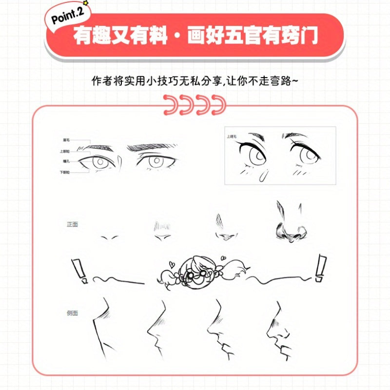 Fundamental course in character drawing for comics, Chinese edition