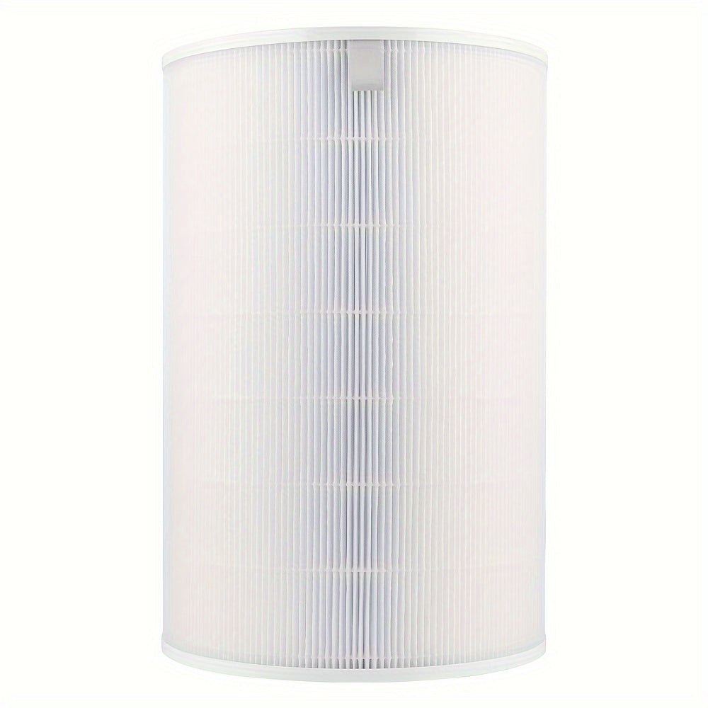 White replacement filter for Xiaomi 4 Pro H air purifier, includes HEPA and activated carbon.