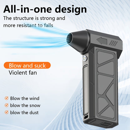 4-Speed Air Duster Fan - USB rechargeable, versatile for various uses indoors and outdoors.