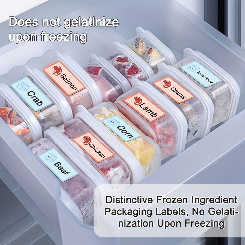 NIIMBOT Frozen Label Sticker Roll is waterproof, oil-proof, and low temperature resistant up to -18°C. It is easy to peel with no residue, made from long-lasting thermal paper for