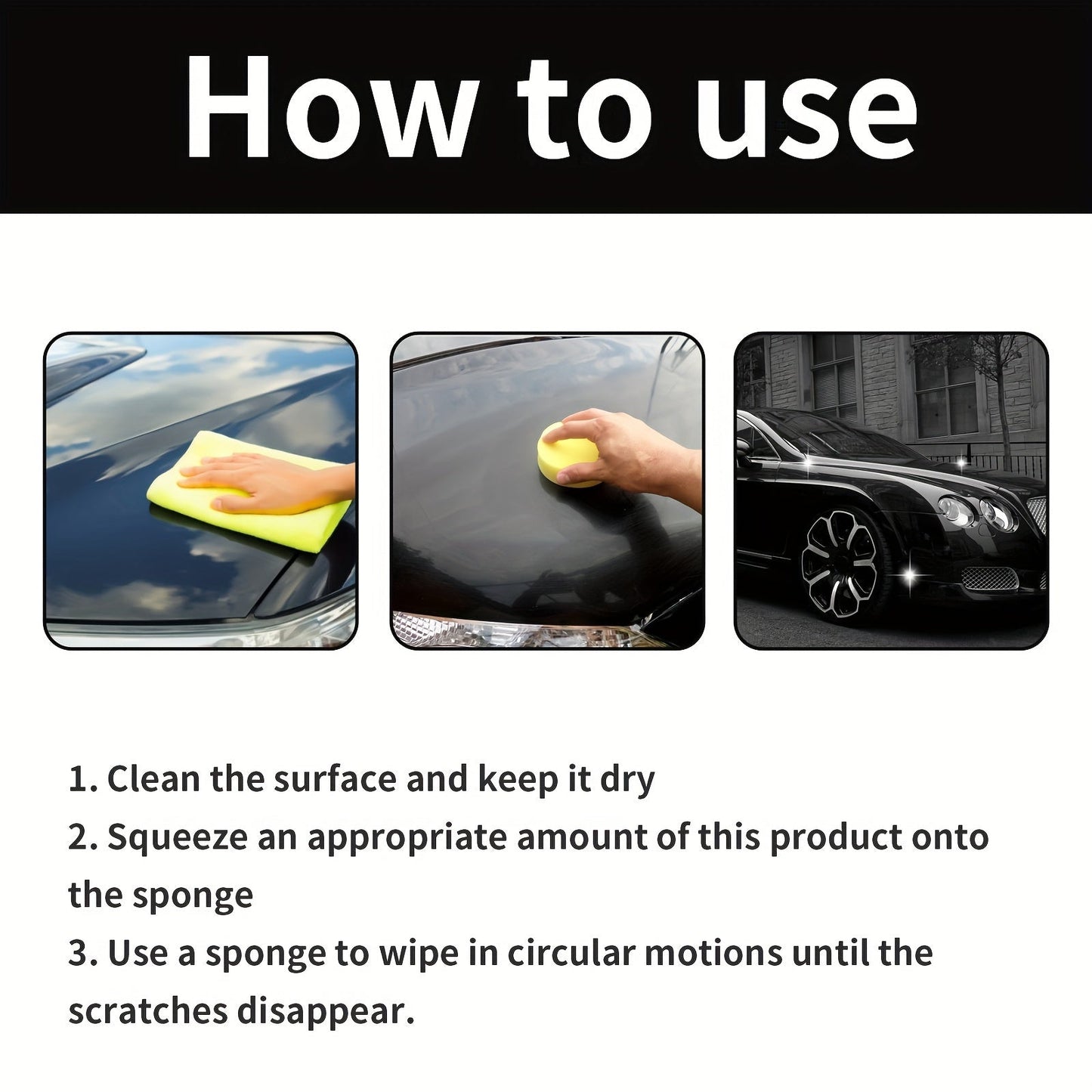 Homonth Graphene Wax is a car scratch repair solution that also serves as a low odor metal polishing compound with citric acid. This multi-functional formula can effectively remove deep scratches and restore paint on automotive surfaces.