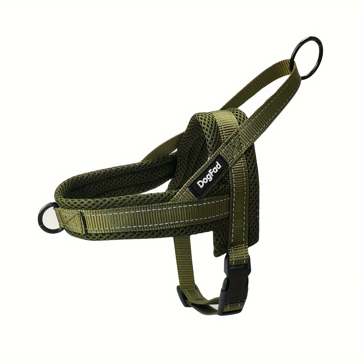 DogFad Reflective No-Pull Dog Harness - Adjustable and Escape-Proof, Hand-Wash Only, for Small to Large Breeds