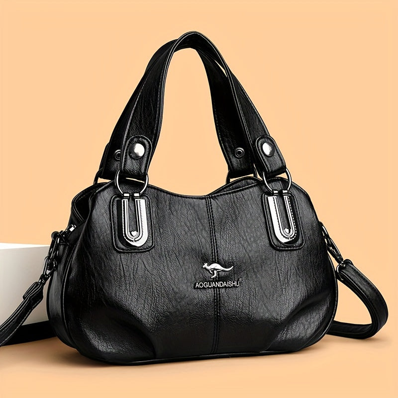 New trendy bag for middle-aged women - versatile handbag with single shoulder and crossbody design.