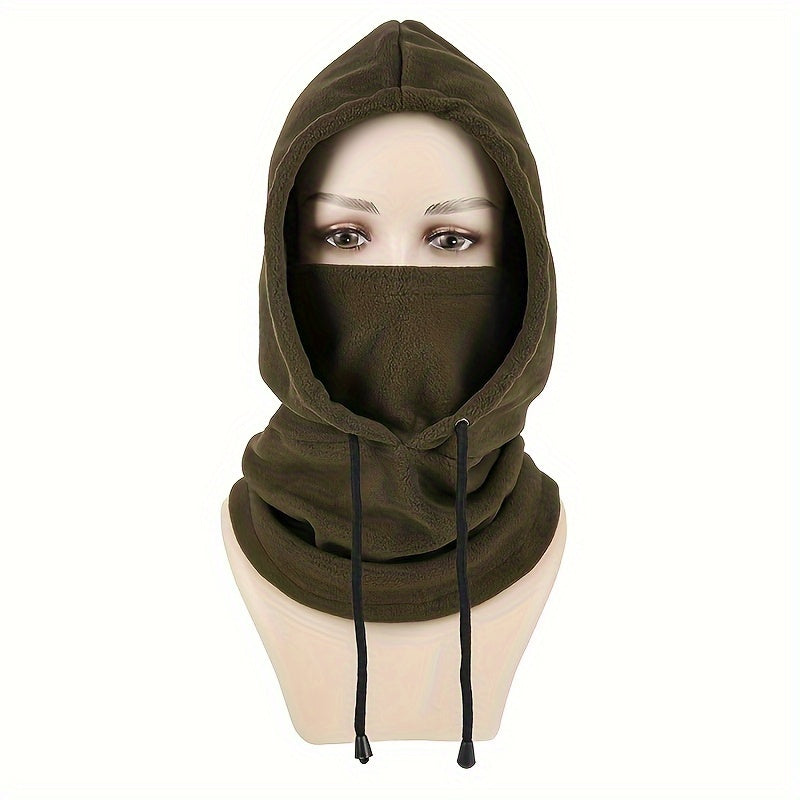 Stay warm during outdoor activities with this Polyester Balaclava Face Scarf. Perfect for cycling, skiing, or other cold weather activities, this windproof mask is crafted with woven techniques for durability. The elastic design ensures a comfortable