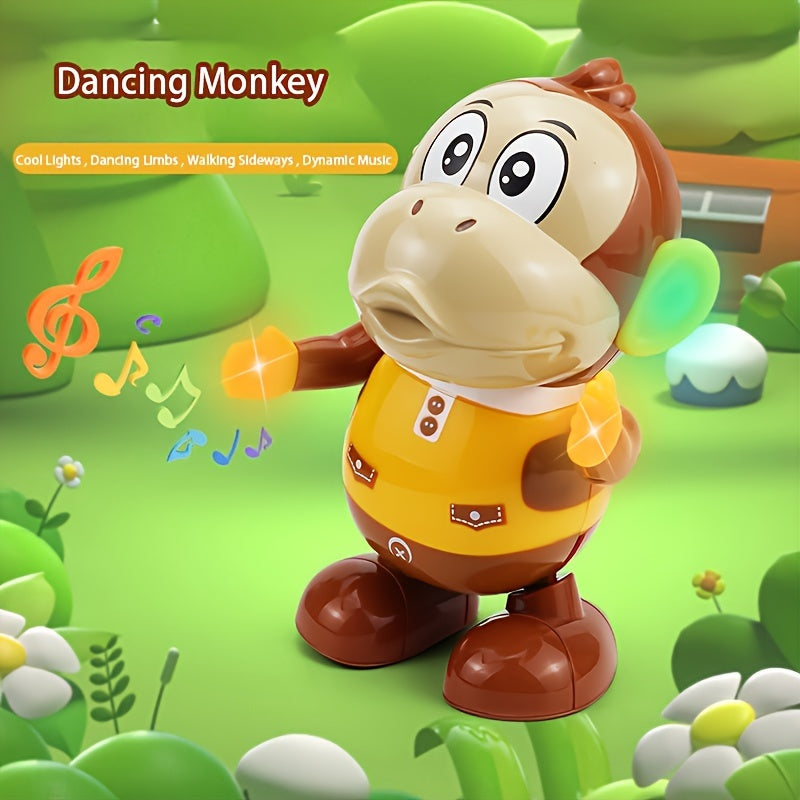 Monkey Swing Doll: Walk, Move, Light Up, Dance to Music, Shake Head - Perfect Children's Toy Gift