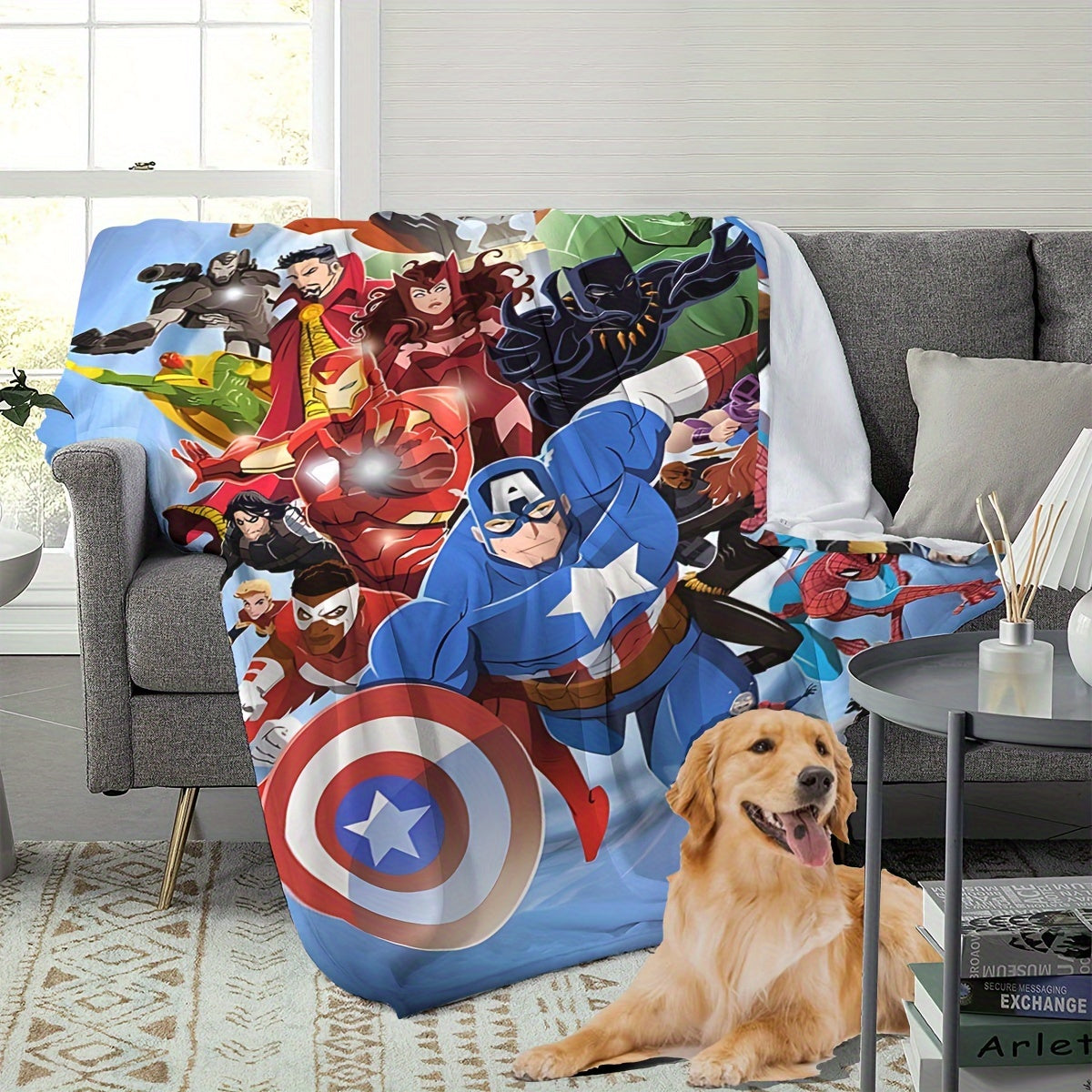 Gather your favorite superheroes and bring light to any room with our dynamic blankets! From Captain America and The Hulk to Thor and Spider-Man, protect your cozy home and enjoy happy times. Our collection features a variety of blankets including