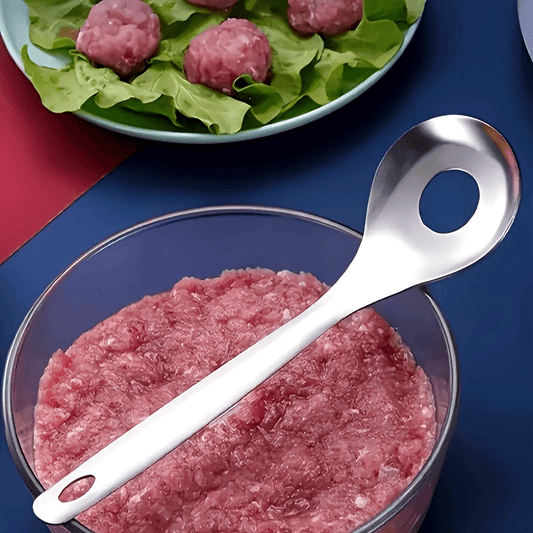 Stainless Steel Meatball Maker Spoon for Household Small Tools in the Kitchen - Ideal for Meatballs and Fishballs