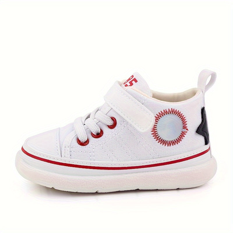 Children's Casual Cartoon Low Top Canvas Sneakers, Comfortable and Non-Slip