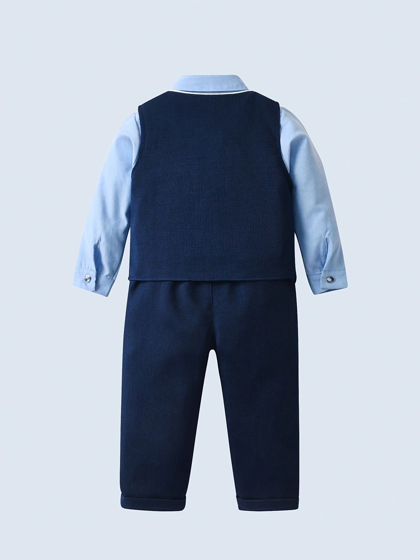 Boarnseorl Baby Boy's Stylish 3pcs Outfit for Parties, Meticulously Crafted for Fall and Winter Wear