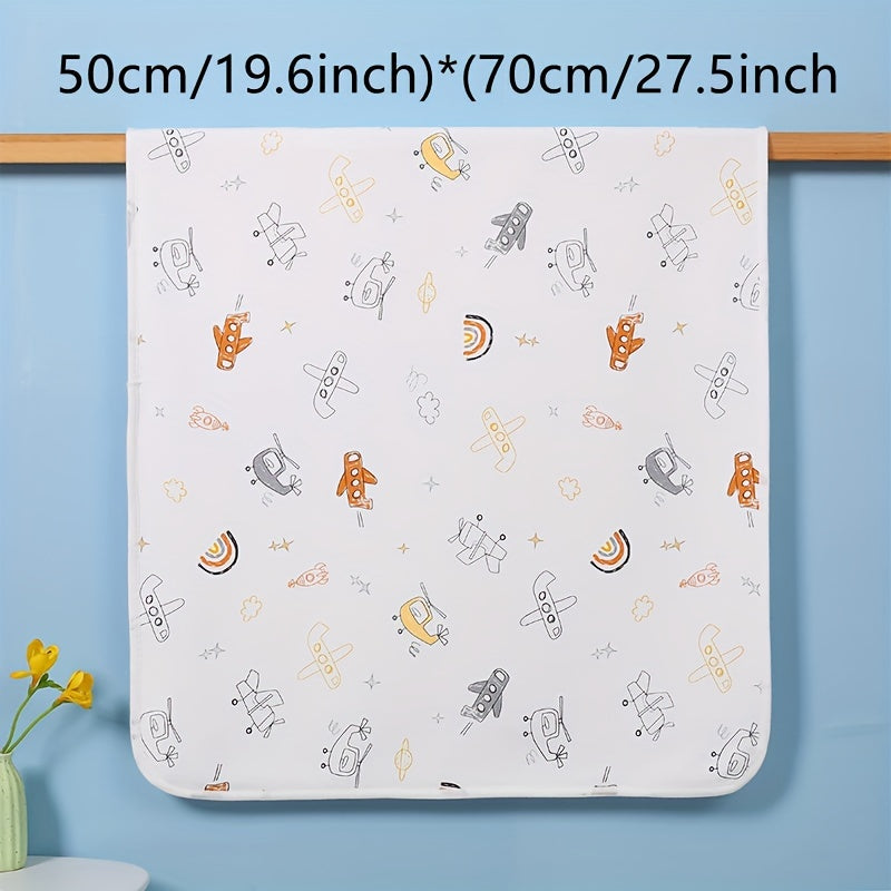 Waterproof Diaper Changing Pad with Cartoon Pattern, Washable Potty Training Mat. Reusable Mattress ideal for Christmas, Halloween, Thanksgiving, New Year's, and Valentine's Day gifts.