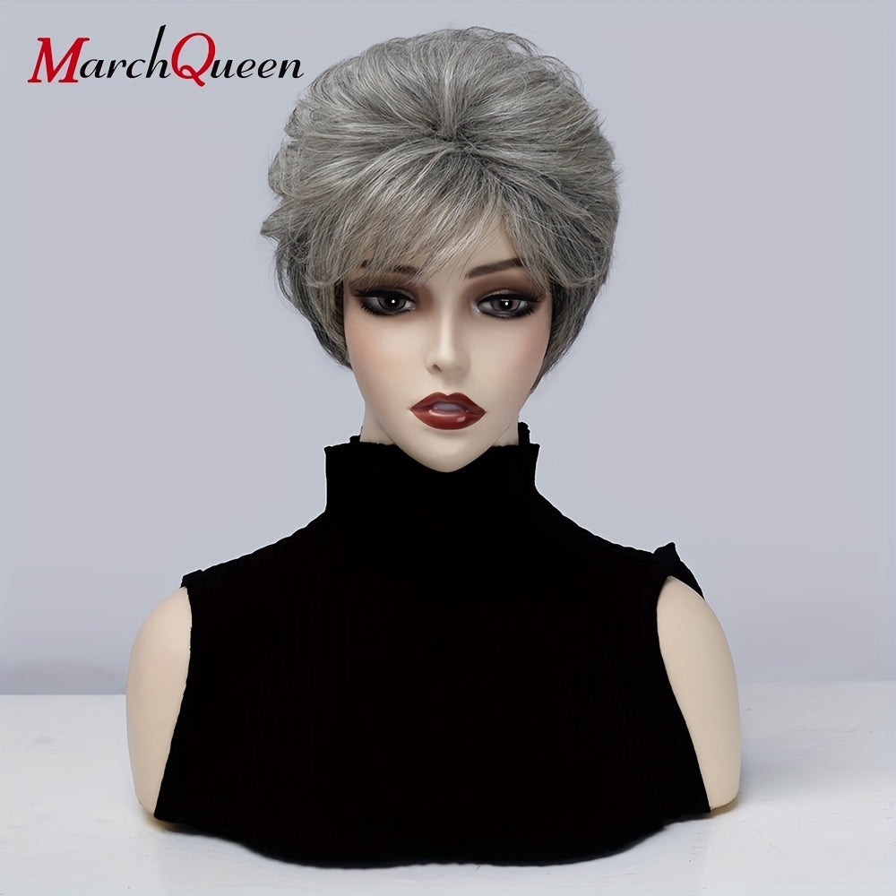 Short wigs made from real human hair in gradient colors from Europe and America.