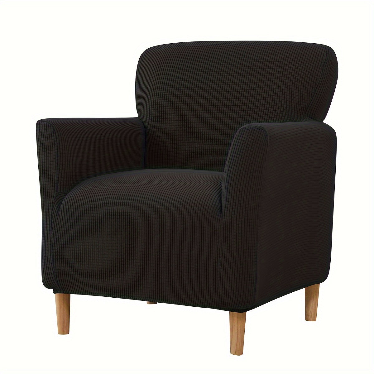 Zamonaviy armchair slipcover, sirpanishga qarshi dizayn, mashinada yuviladigan polyester/spandex va elastik tasma bilan yopish - standart armchairlarga mos keladi.