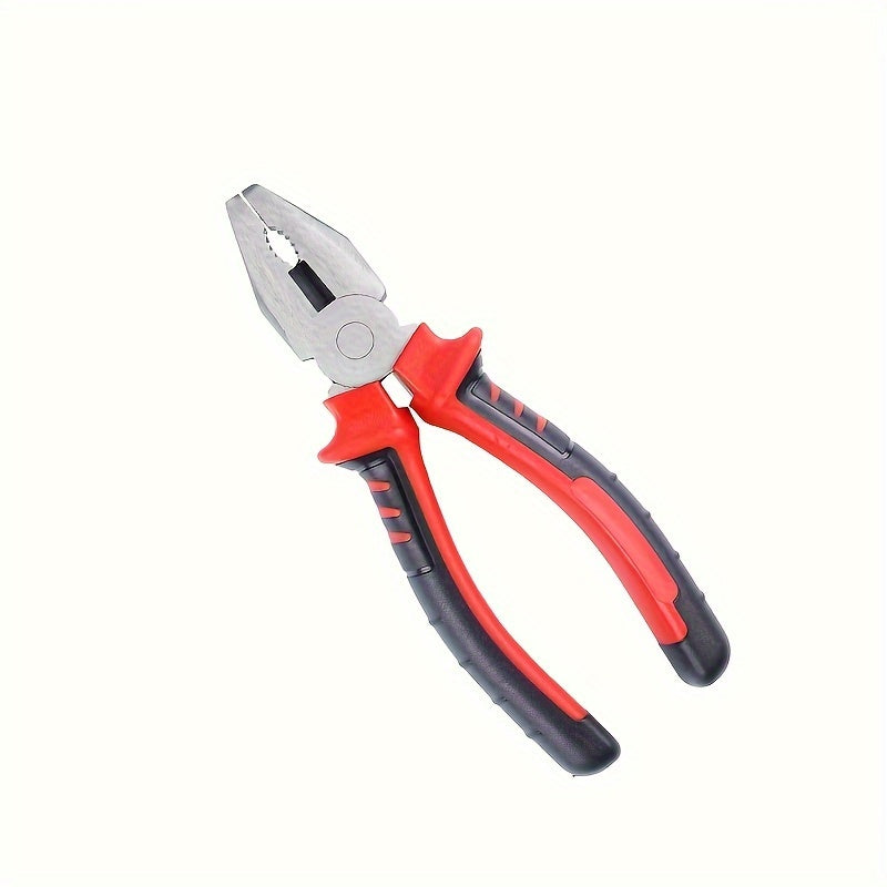 Industrial-grade 6-inch wire cutters with waterproof iron construction and durable functions for wire cutting and screw tightening.