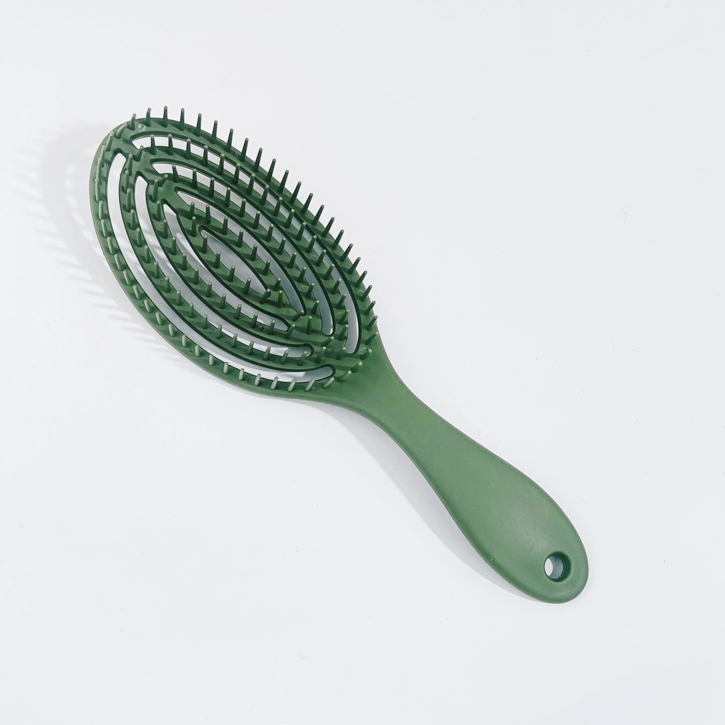 1 count of Hollow Out Hair Comb with Scalp Massage, Anti-static and Anti Knot features for Styling and detangling hair.