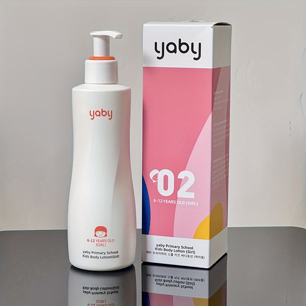 Primary School Kids Body Lotion by Yaby - 1pc
- Specifically designed for girls aged 6-12
- Contains 250ml/8.454fl.oz of moisturizing lotion
- Provides clean and gentle baby care
- Essential for winter kids' skincare
- Perfect as a Christmas gift for