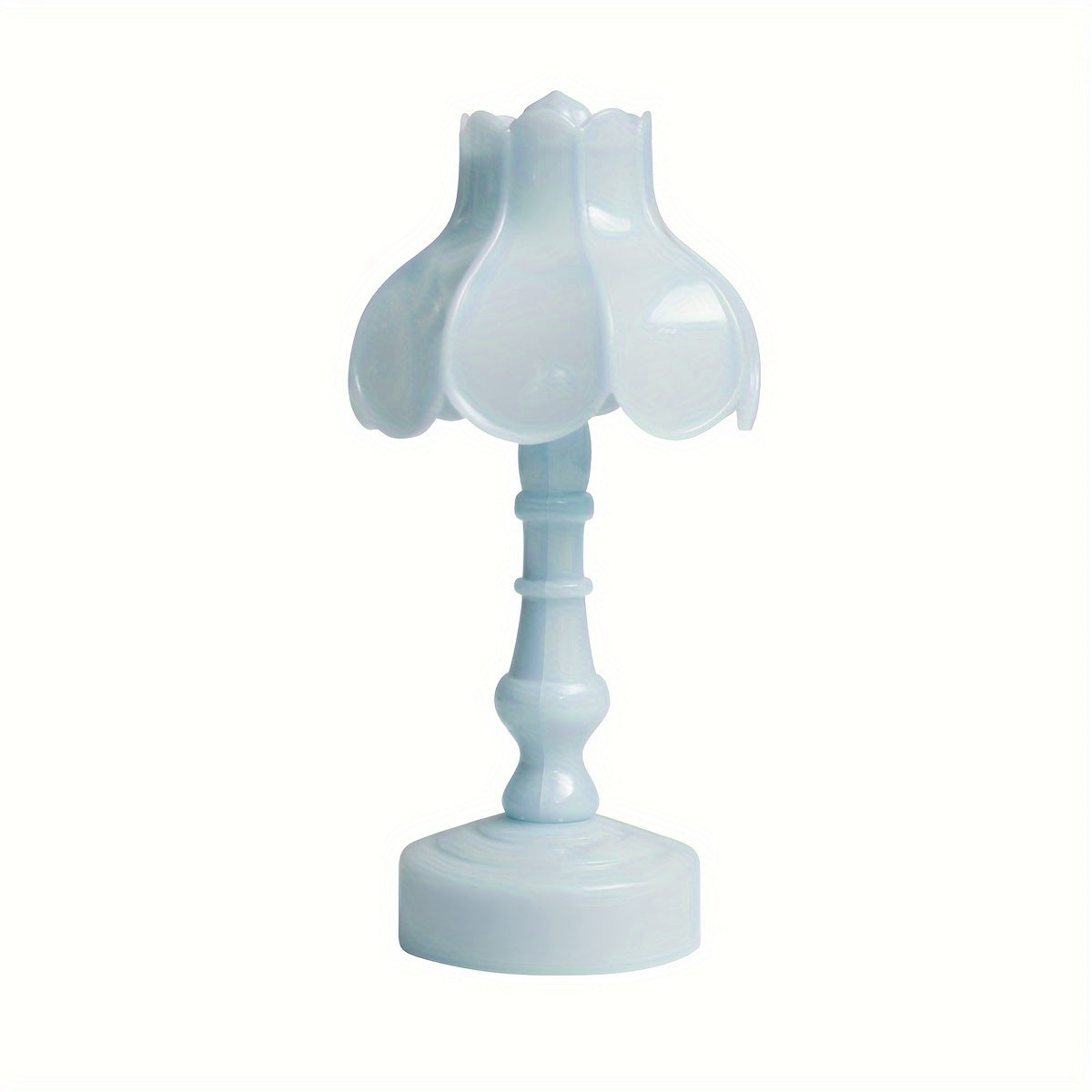 Flower-shaped mini LED table lamp ideal for bedroom and desktop decor, also great as a unique home warm gift or for café/hotel decoration.