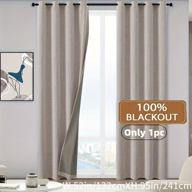 Energy efficient full blackout curtains with a back coating, perfect for blocking out the sun in your bedroom. These thermal insulated window drapes make a stylish addition to your living room decor.