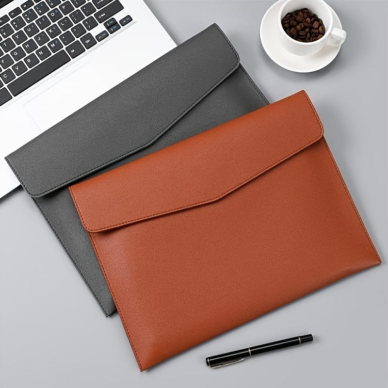 A4 paper file bag for business office storage, waterproof and portable for school or documents.