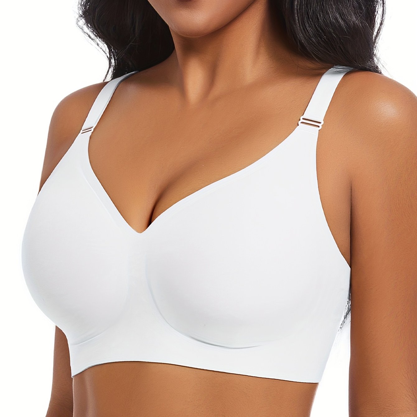 Seamless wireless push-up bra for sexy comfort in women's lingerie.