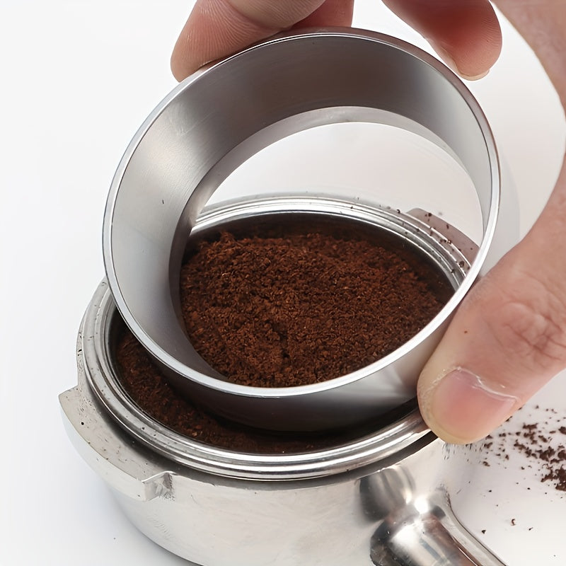 Practical and user-friendly Magnetic Aluminum Coffee Ring Concentrated Coffee Funnel in 51/53/58mm sizes.