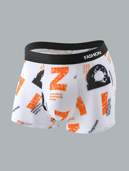 Men's sports underwear made of breathable and comfortable material, with a fashionable and simple design. Comes in sizes S, M, L, XL, and XXL.