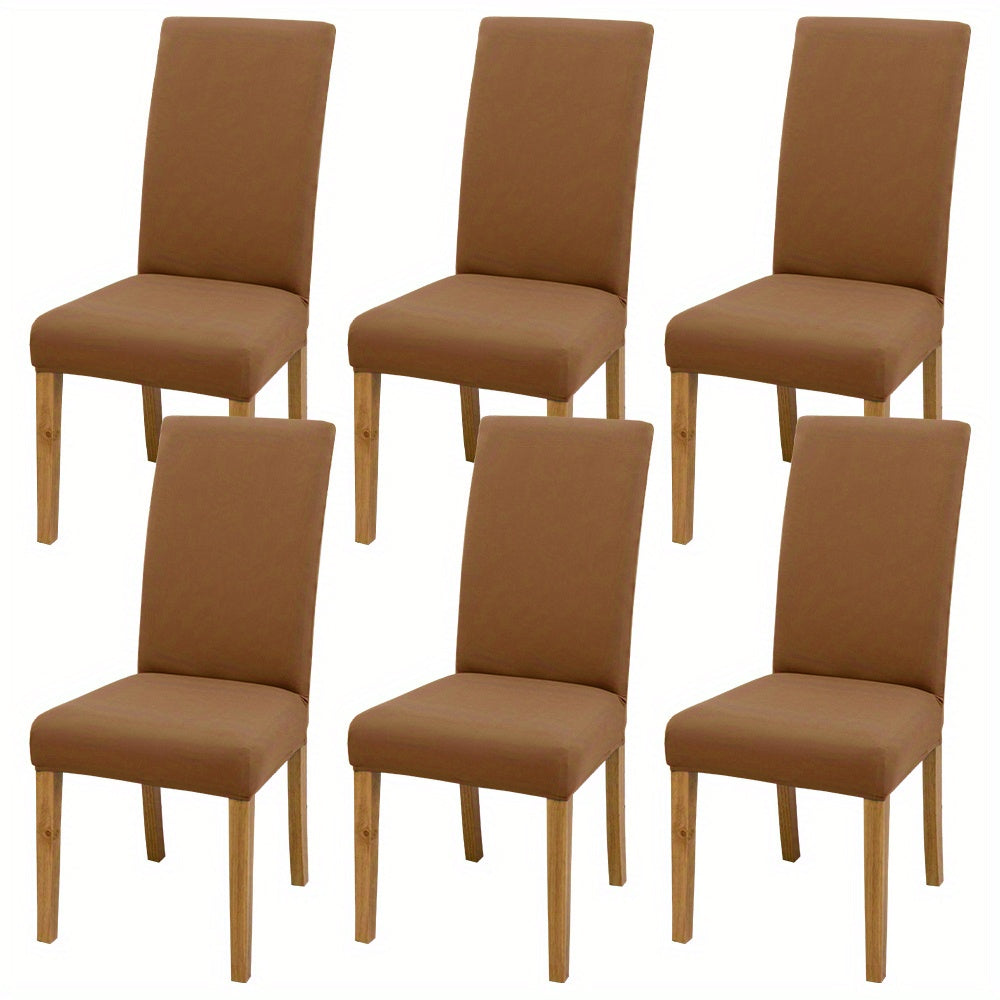 4/6 pcs Elastic Chair Covers for Home Kitchen