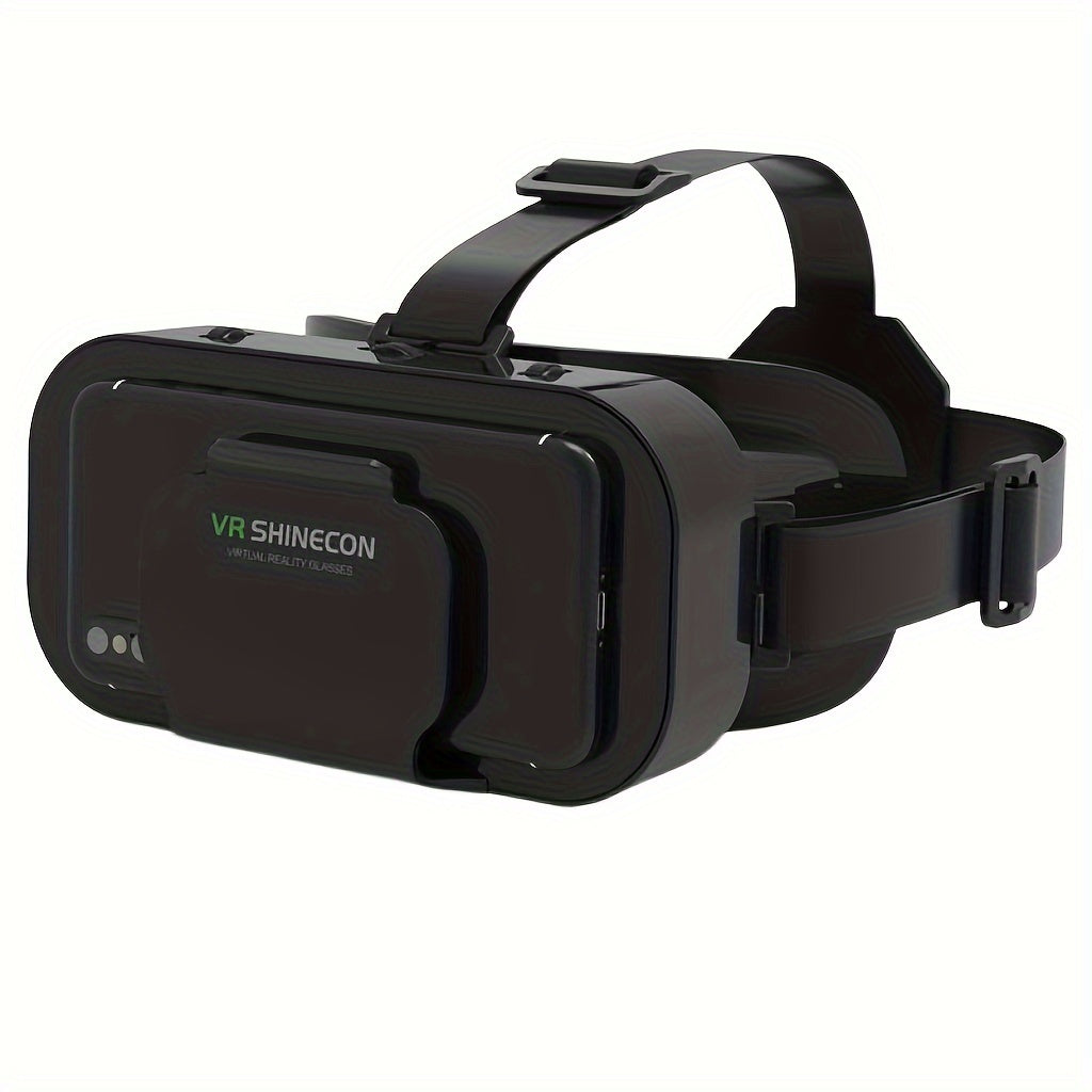 3D VR Glasses for Smartphones - Blue Light Lens, Fits 11.94-15.24cm Screens, Android & iOS Compatible, Great for Gaming & Movies