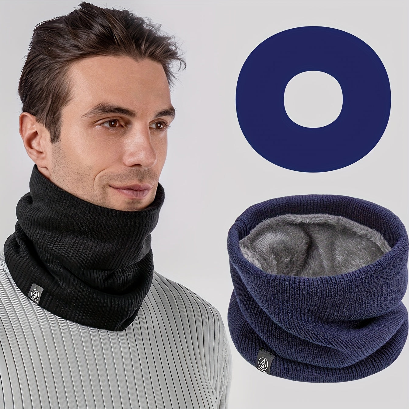 Stay warm and cozy this winter with our versatile Winter Neck Gaiter. This thickened and fleece-lined scarf is perfect for both men and women, providing exceptional warmth and comfort. It can also be worn as a cycling mask, knitted pullover fake collar