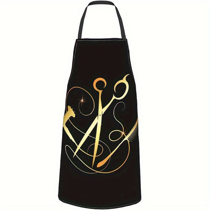 Waterproof two-piece apron set for haircuts and hairdressing - ideal for salon professionals and suitable for all hairstyles.