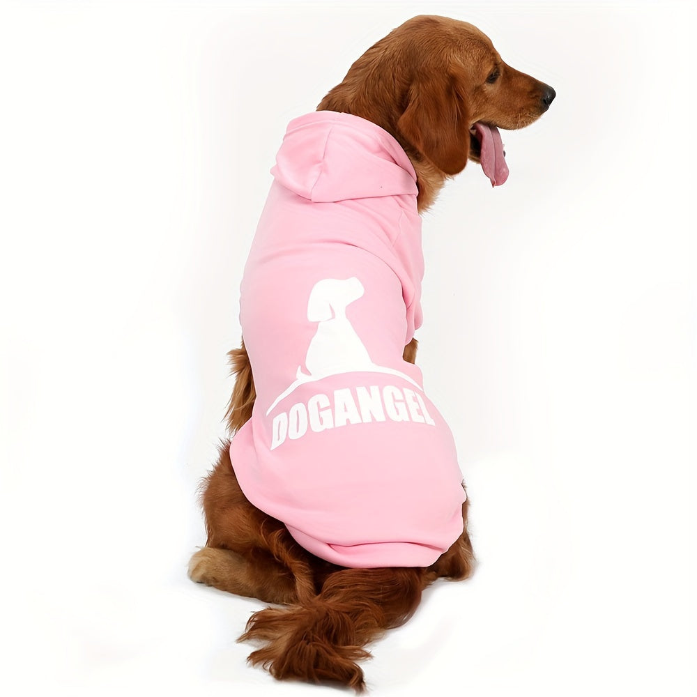 Stylish pet hoodie for fashionable dogs.