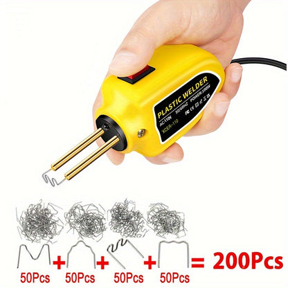 Portable 100W plastic welder for car repair.