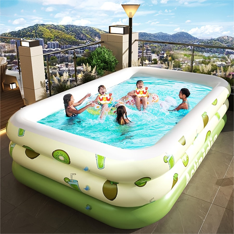 Large Family Inflatable Swimming Pool, Thick PVC, Foldable, Popular Choice