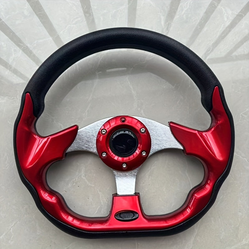 13-inch universal car steering wheel_modified racing steering wheel PU steering wheel