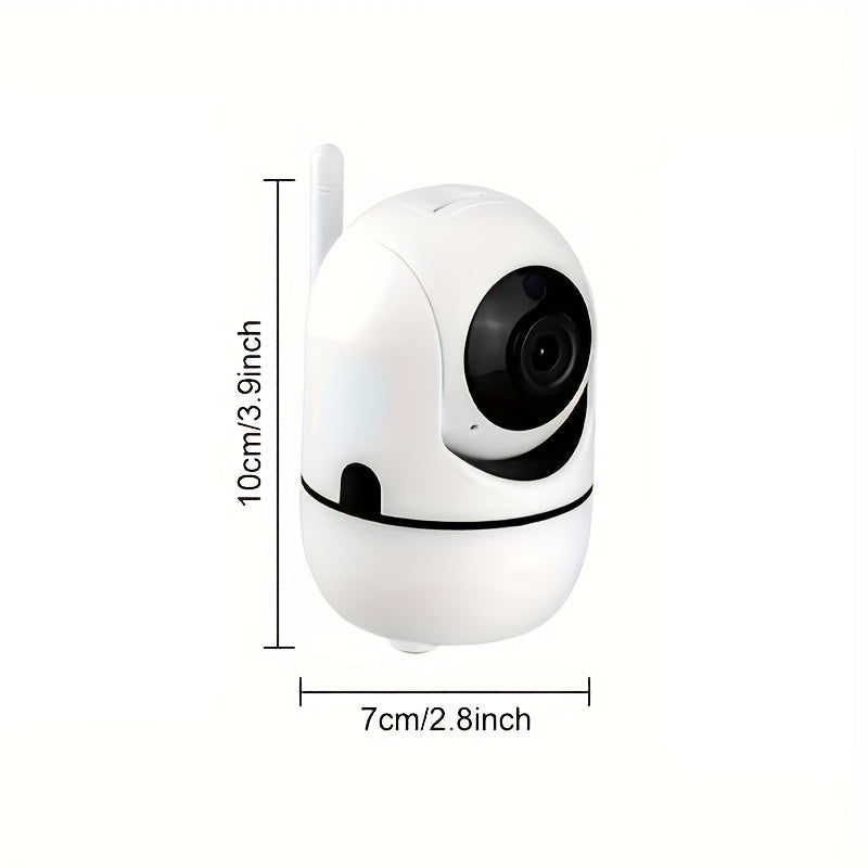 1pc 1080P HD Camera with 2.4G Wireless Wifi, Automatic Tracking, Motion Detection, Night Vision, Two-way Voice, High Security for Home Security, Baby, and Pet Monitoring