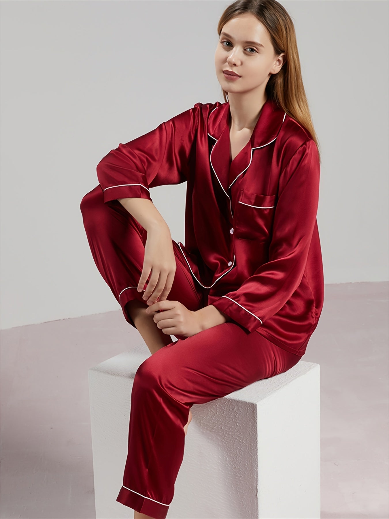 Casual soft pajama sets for Valentine's gifts: cozy loungewear for women.