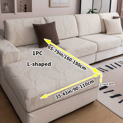 Durable Jacquard Sofa Cover suitable for all seasons, washable and stretchable, designed for modern style sofas in living rooms, offices, and homes. Easy to maintain with anti-slip features and suitable for single, double, triple, or quadruple seats.