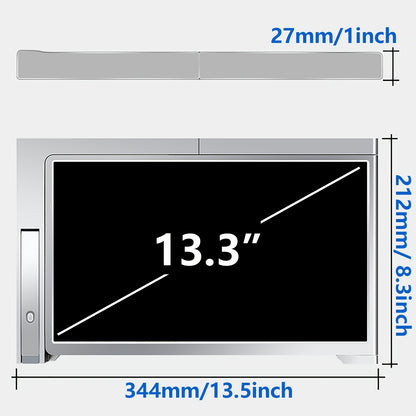 Portable triple monitor for laptops with 33.78cm 1080P FHD IPS display, USB-C/A connectivity, Freesync Premium, matte finish, wide viewing angle. Compatible with MacOS M1-M3 & Windows