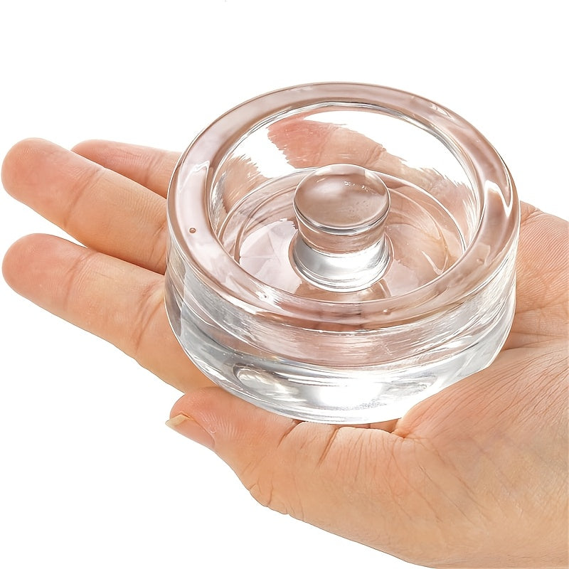 Durable Glass Fermentation Weights with Convenient Handle and Wide-Mouth Mason Jar Lid, Made with Food-Grade Material, Ideal for Home Cooking and Brewing.