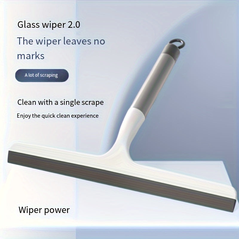 Versatile Handheld Squeegee - Perfect for Cleaning Shower Doors, Windows, and Car Glass | Sturdy Water Scraper for Bathroom and Household Use