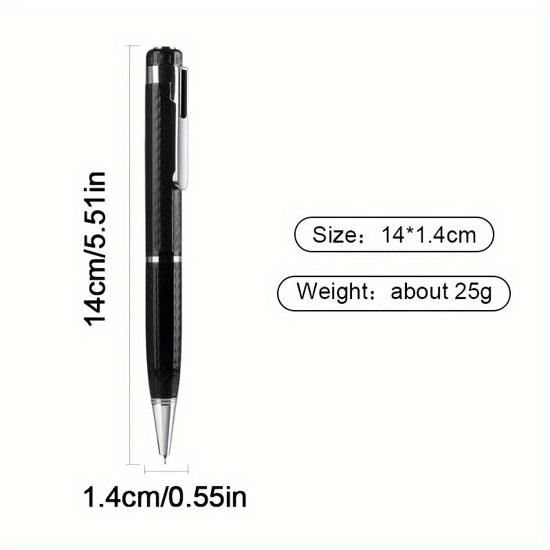 KSLMIMA Business Office Voice Recorder Pen in Pen Shape with Professional HD Noise Reduction, Small Portable, Long Standby, High Capacity, and Support for External Memory.