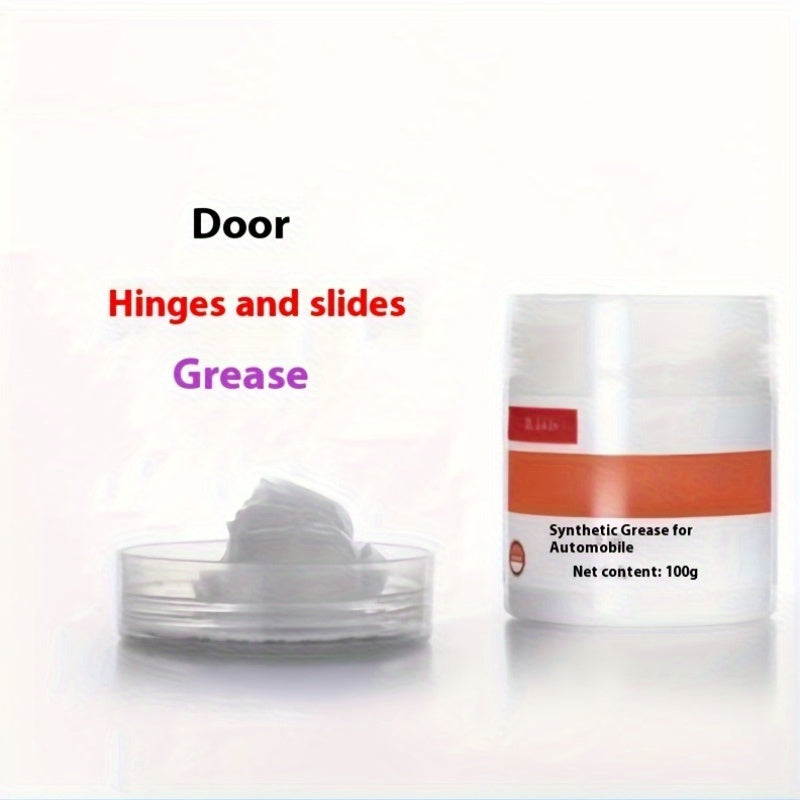 High-quality 100g synthetic grease for smooth and quiet automobile door chain stoppers.