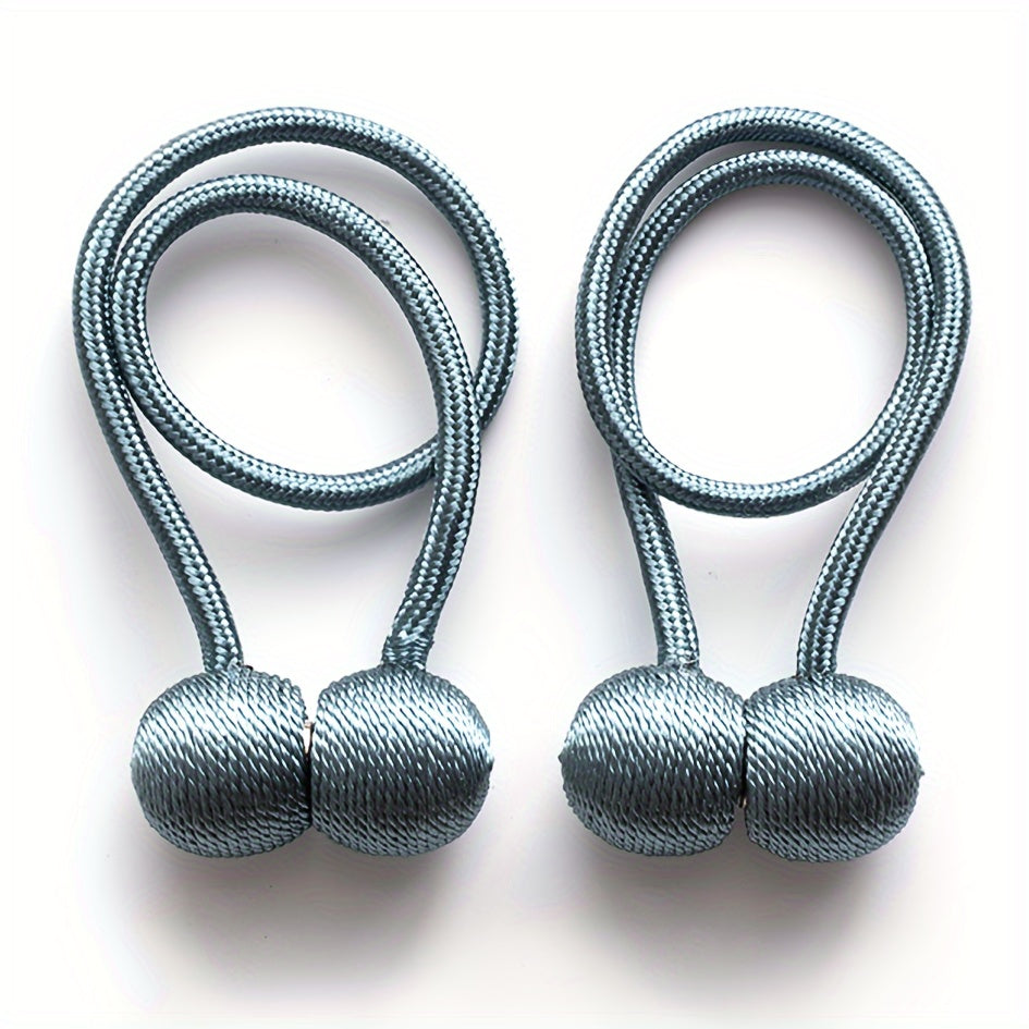 2 Earphone-style Magnetic Buckle Hooks for bathroom shower curtains