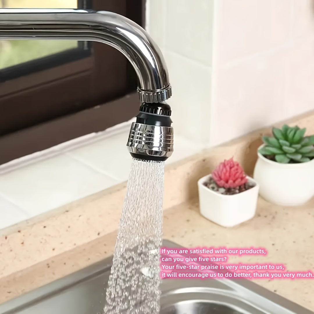 360° Rotating Faucet Extender - Anti-Splash, Leak-Proof, Water-Saving, Ideal for RVs and Hotels