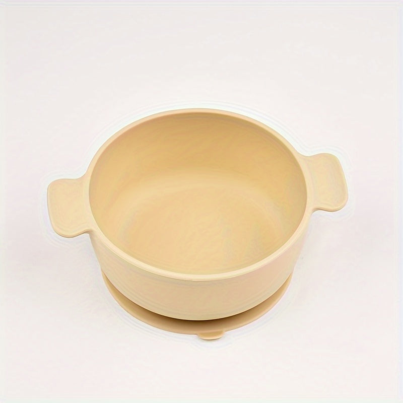 BPA-Free Silicone Feeding Bowl for Kids with Suction Cup - Safe for Microwave & Dishwasher, Ideal for Young Children