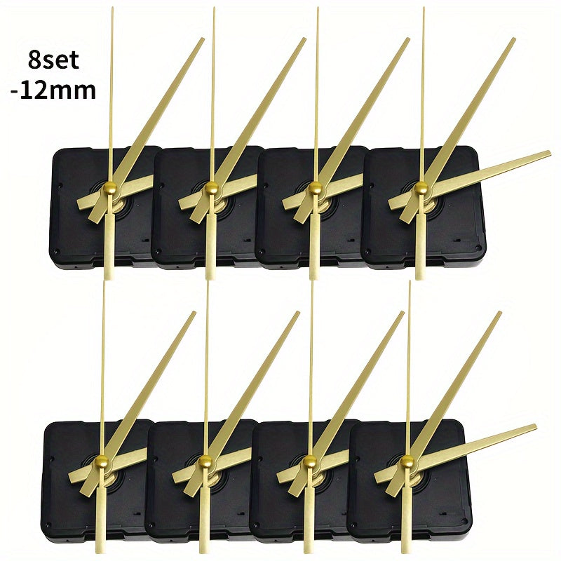 Set of 8 High-Quality Scan Movement and Hands for DIY Cross Stitch Clock