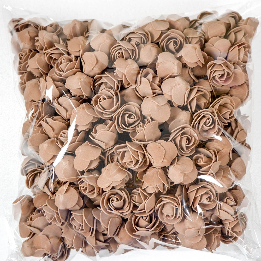 50 artificial foam rose flowers for weddings, home decor, scrapbooking, and Valentine's Day gifts - realistic and durable.