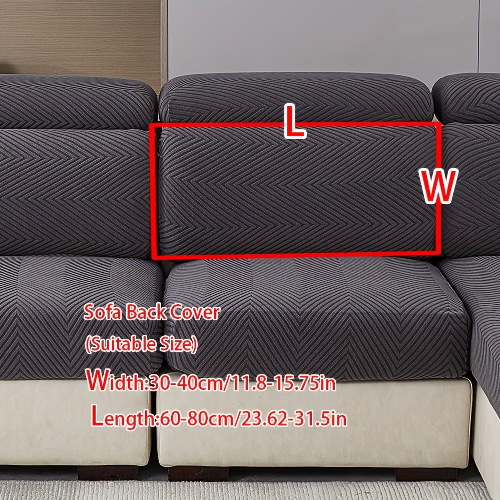 1pc Anti-splash, anti-slip elastic sofa cover for both chic home decor and furniture protection. Sold as single piece.