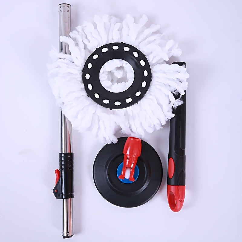 Upgrade your cleaning routine with the Spin Mop and Bucket with Wringer Set! This versatile system is perfect for use in bathrooms, schools, and more. The 360° spinning mop bucket ensures thorough cleaning, while the 3pcs microfiber mop replacement heads