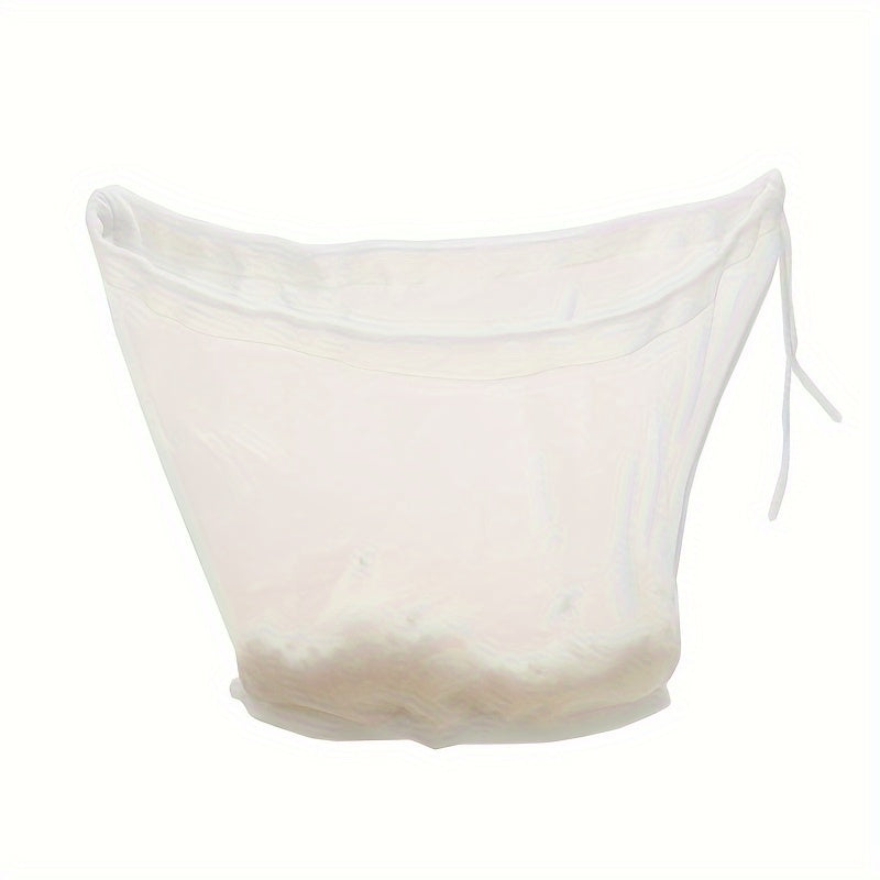 Nylon Filter Bag with Wide Mouth for Versatile Filtration of Soy Milk, Coffee, Juice, and Wine Residue - Ideal for Craft Beverages